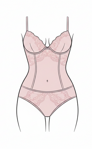 Silhueta com Lingerie